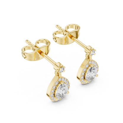 Timeless Teardrop Diamond Earrings for Special Occasions