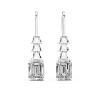 Stylish Diamond Hoop Earrings –  Luxury Design