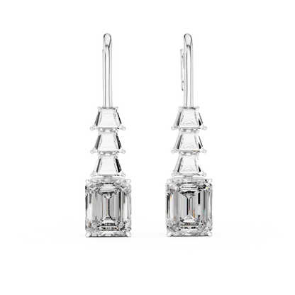Stylish Diamond Hoop Earrings –  Luxury Design