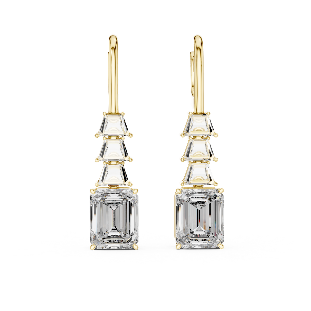 Stylish Diamond Hoop Earrings –  Luxury Design