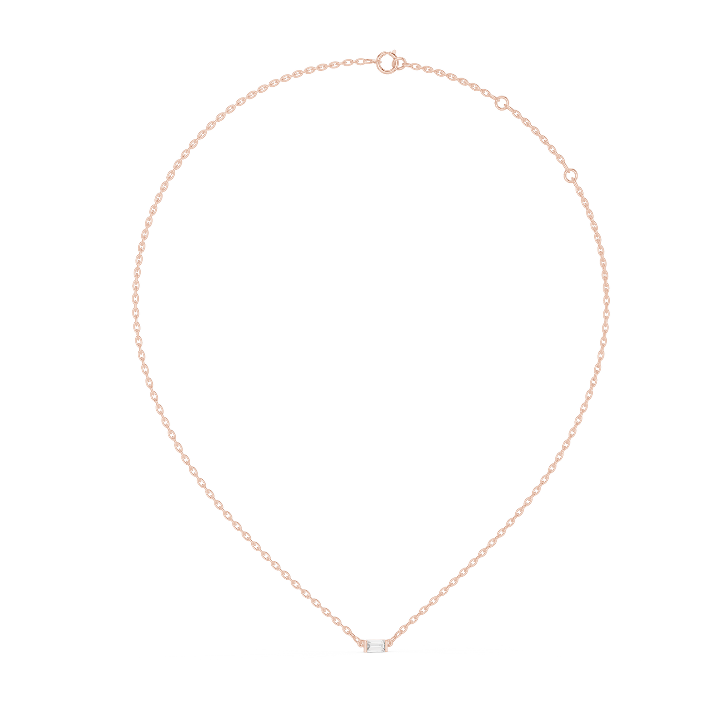Tiny Solid Gold Heart Pendant – Simple Romantic Gift for Her