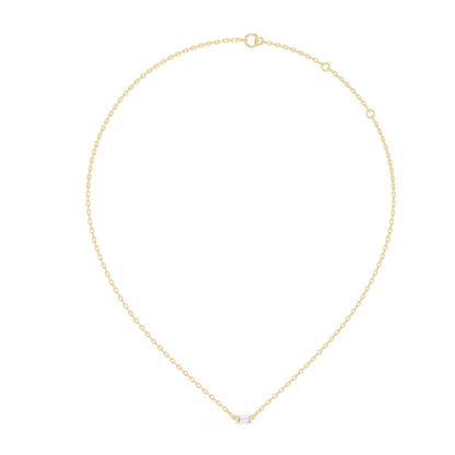 Tiny Solid Gold Heart Pendant – Simple Romantic Gift for Her