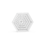 Luxury Hexagon Diamond Pendant Necklace