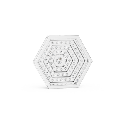 Luxury Hexagon Diamond Pendant Necklace