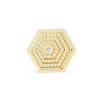 Luxury Hexagon Diamond Pendant Necklace