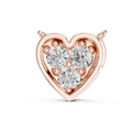 Romantic Heart Diamond Pendant Necklace