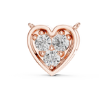 Romantic Heart Diamond Pendant Necklace