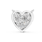 Romantic Heart Diamond Pendant Necklace