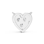 Romantic Heart Diamond Pendant Necklace