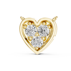 Romantic Heart Diamond Pendant Necklace
