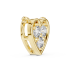 Romantic Heart Diamond Pendant Necklace