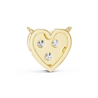 Romantic Heart Diamond Pendant Necklace