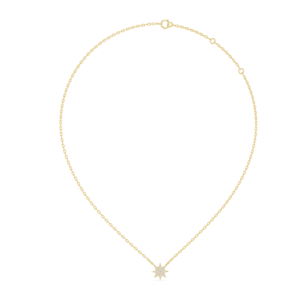 Celestial Star Diamond Pendant