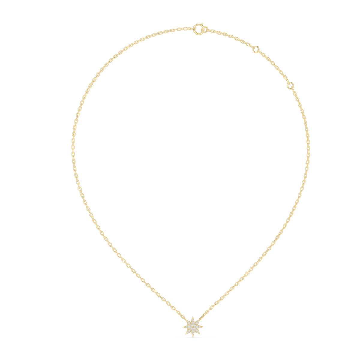 Celestial Star Diamond Pendant