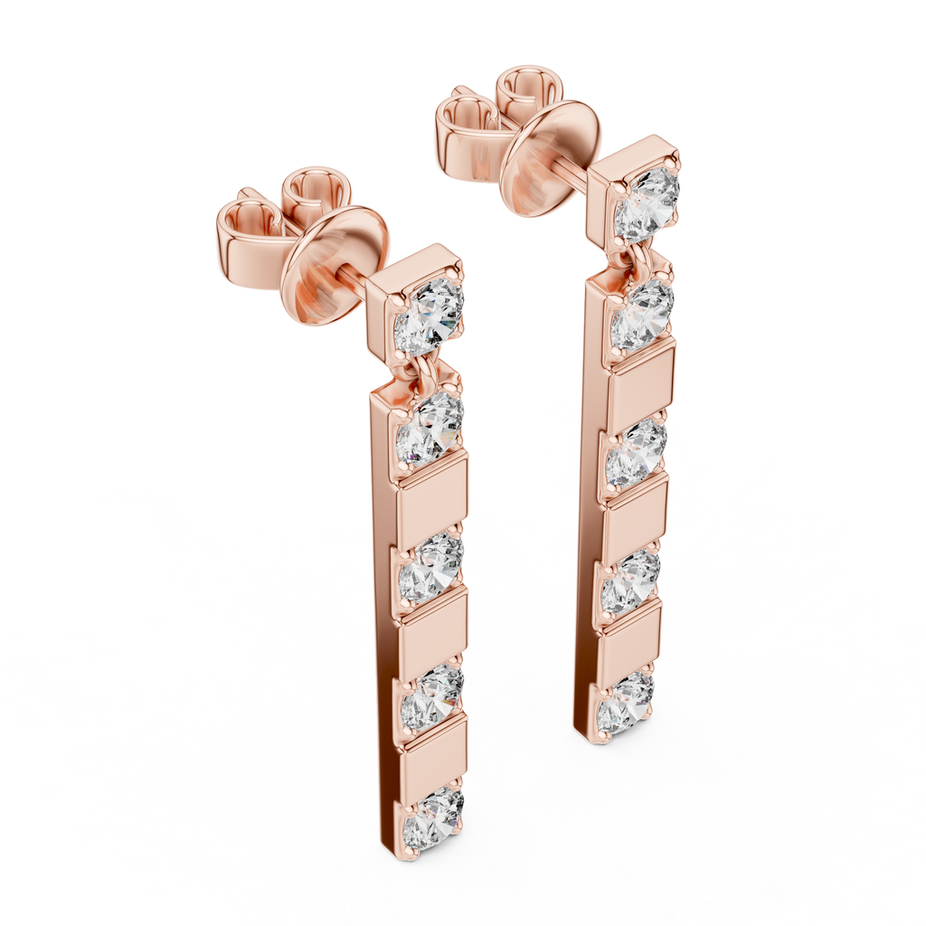 Luxury Sparkling Diamond Hoops –  Earrings