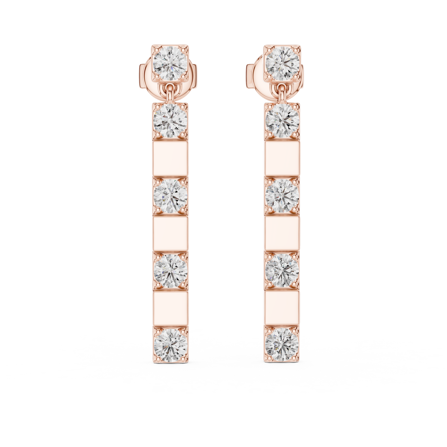Luxury Sparkling Diamond Hoops –  Earrings