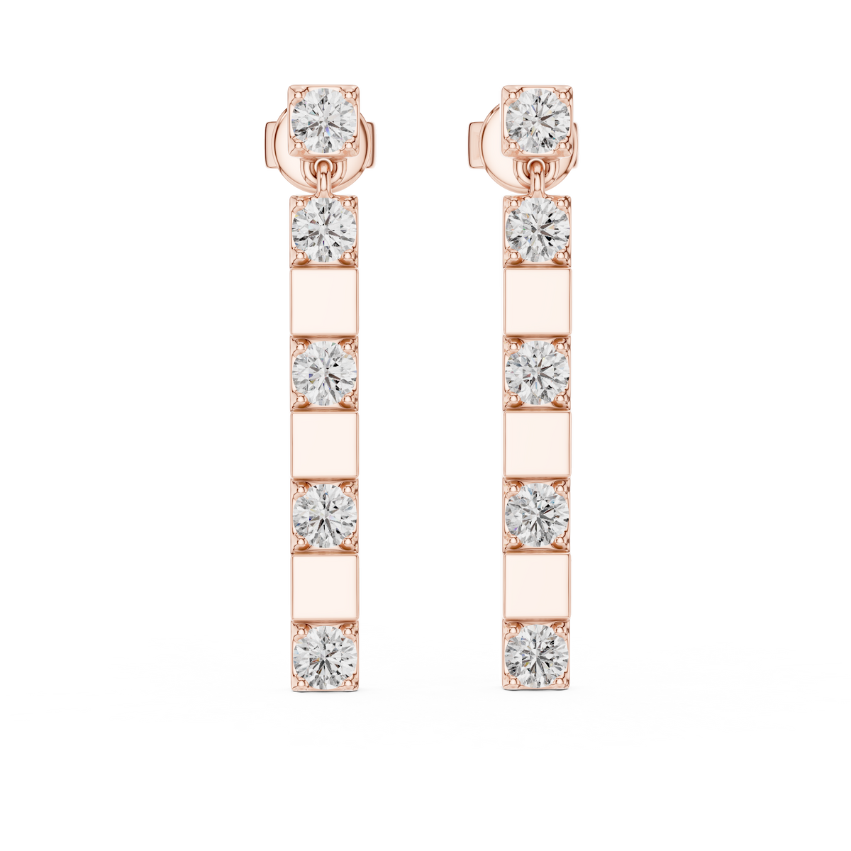 Luxury Sparkling Diamond Hoops –  Earrings