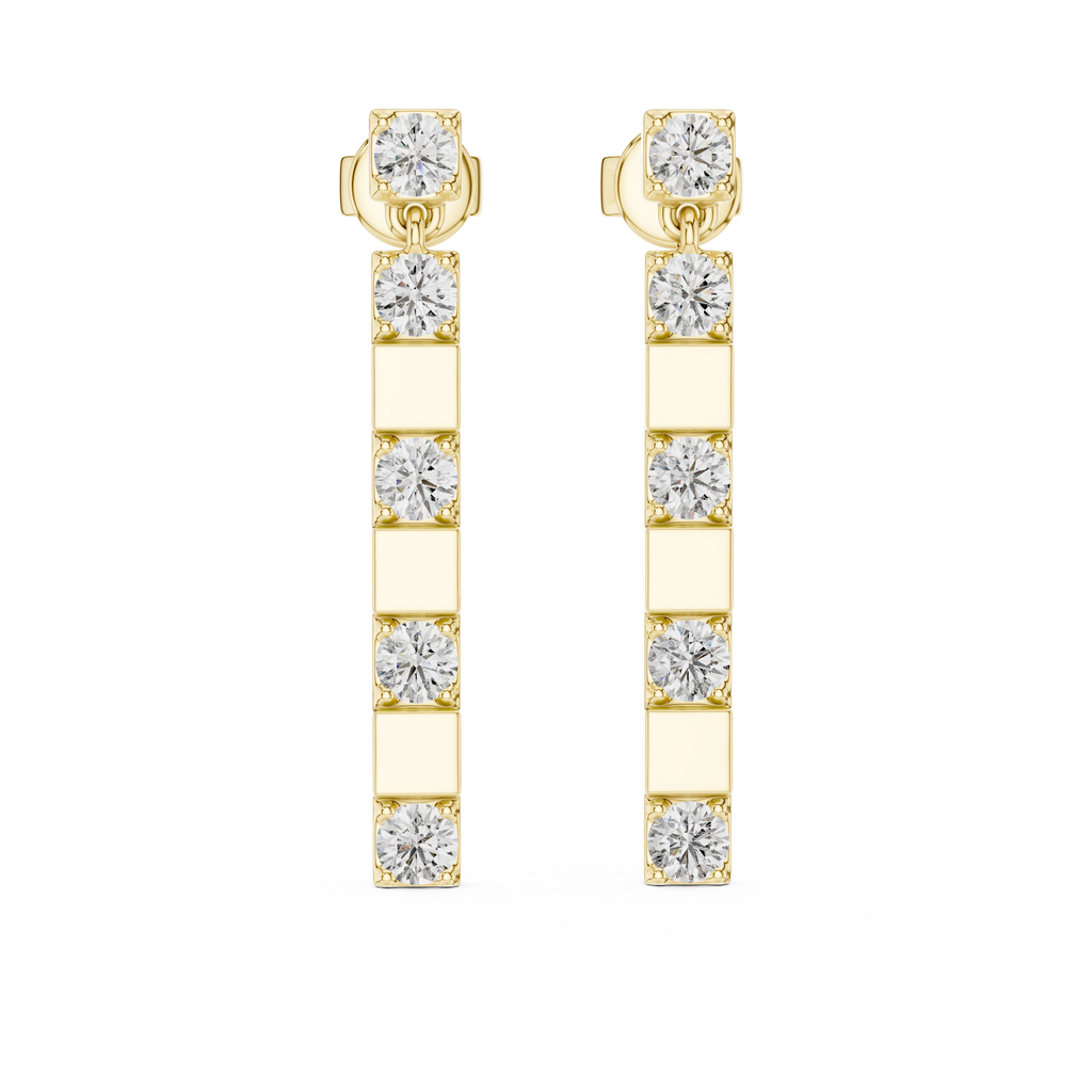 Luxury Sparkling Diamond Hoops –  Earrings