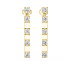 Luxury Sparkling Diamond Hoops –  Earrings