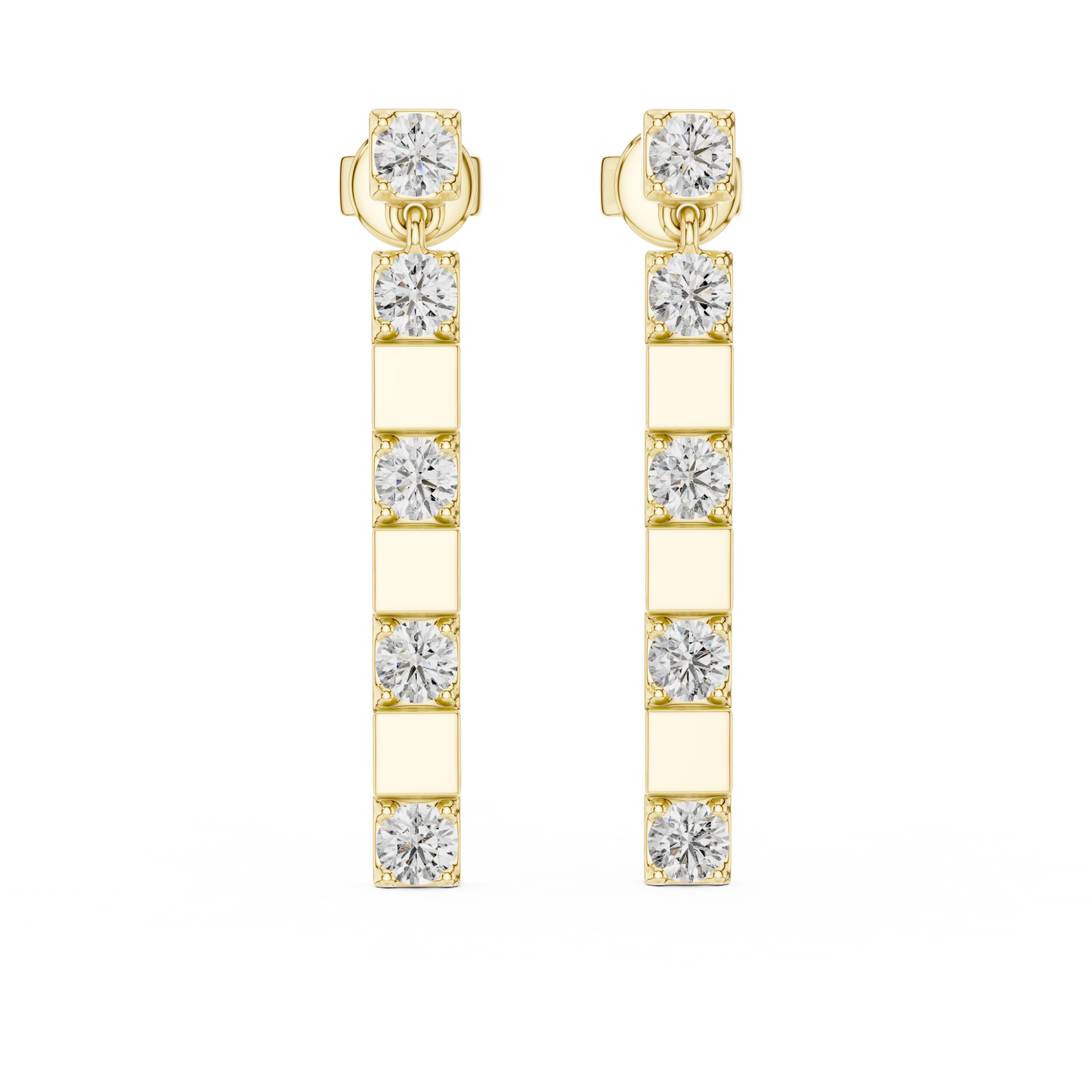 Luxury Sparkling Diamond Hoops –  Earrings