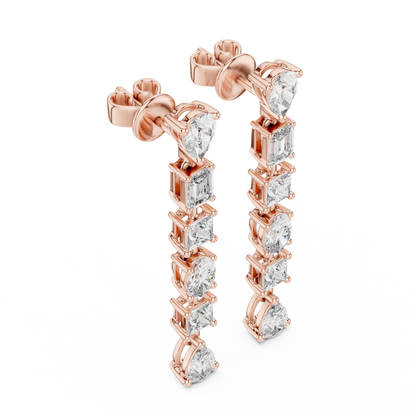 Diamond Hoop Earrings – Brilliant Round Cut Luxury Hoops