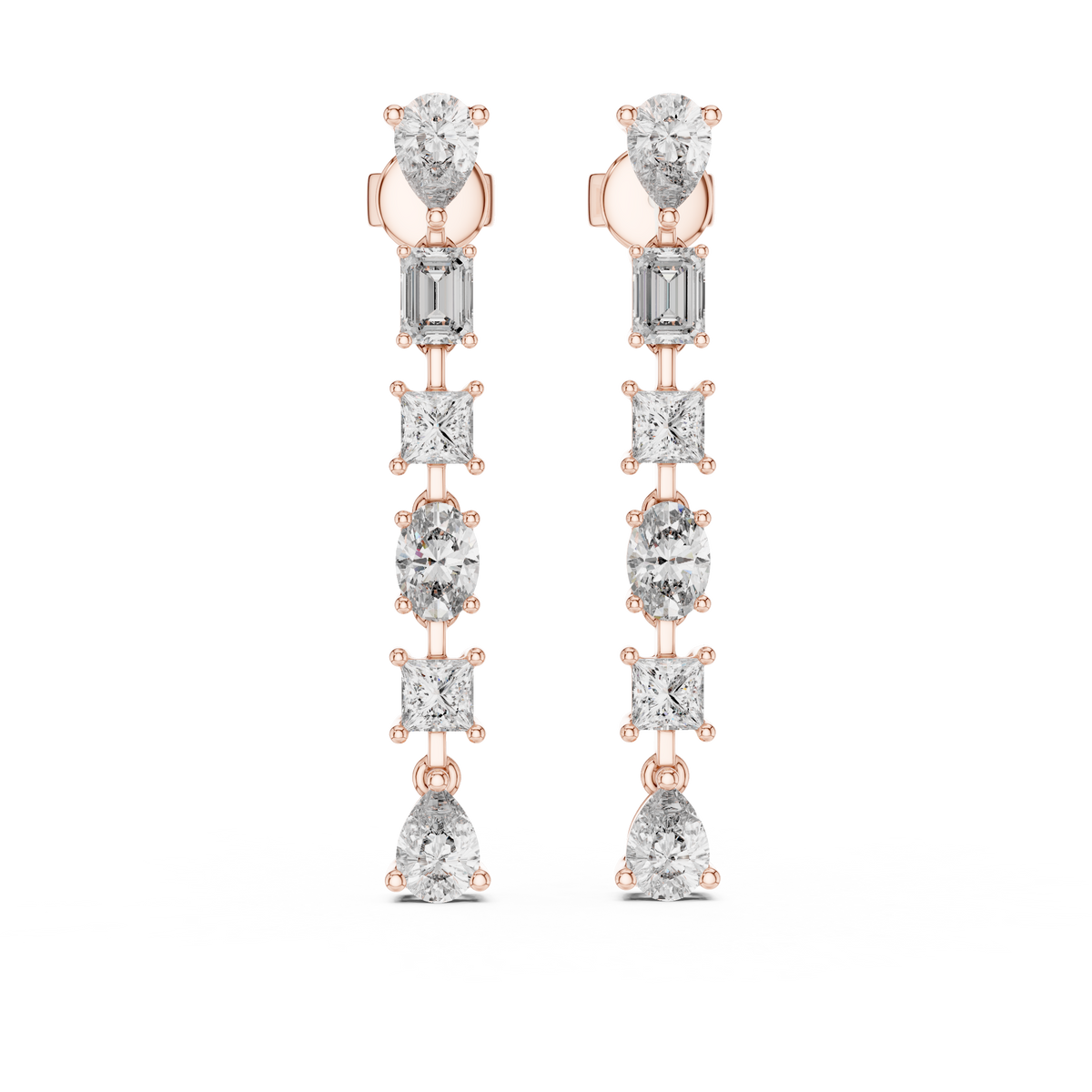 Diamond Hoop Earrings – Brilliant Round Cut Luxury Hoops