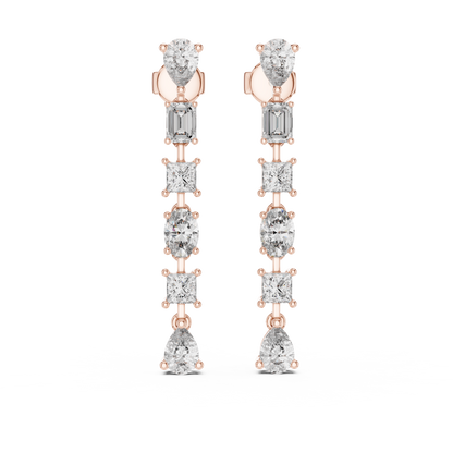 Diamond Hoop Earrings – Brilliant Round Cut Luxury Hoops
