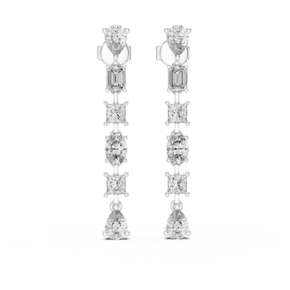 Diamond Hoop Earrings – Brilliant Round Cut Luxury Hoops