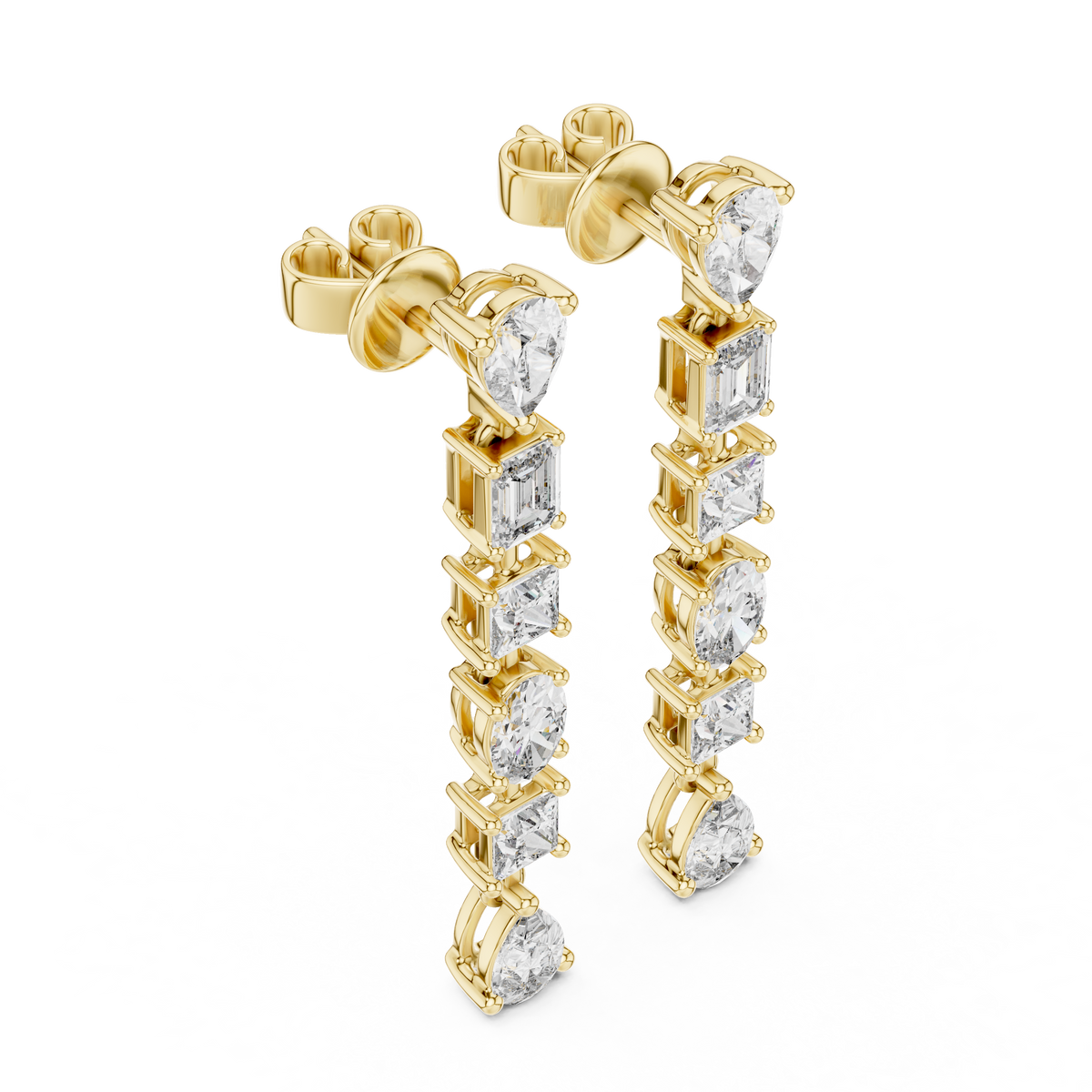 Diamond Hoop Earrings – Brilliant Round Cut Luxury Hoops