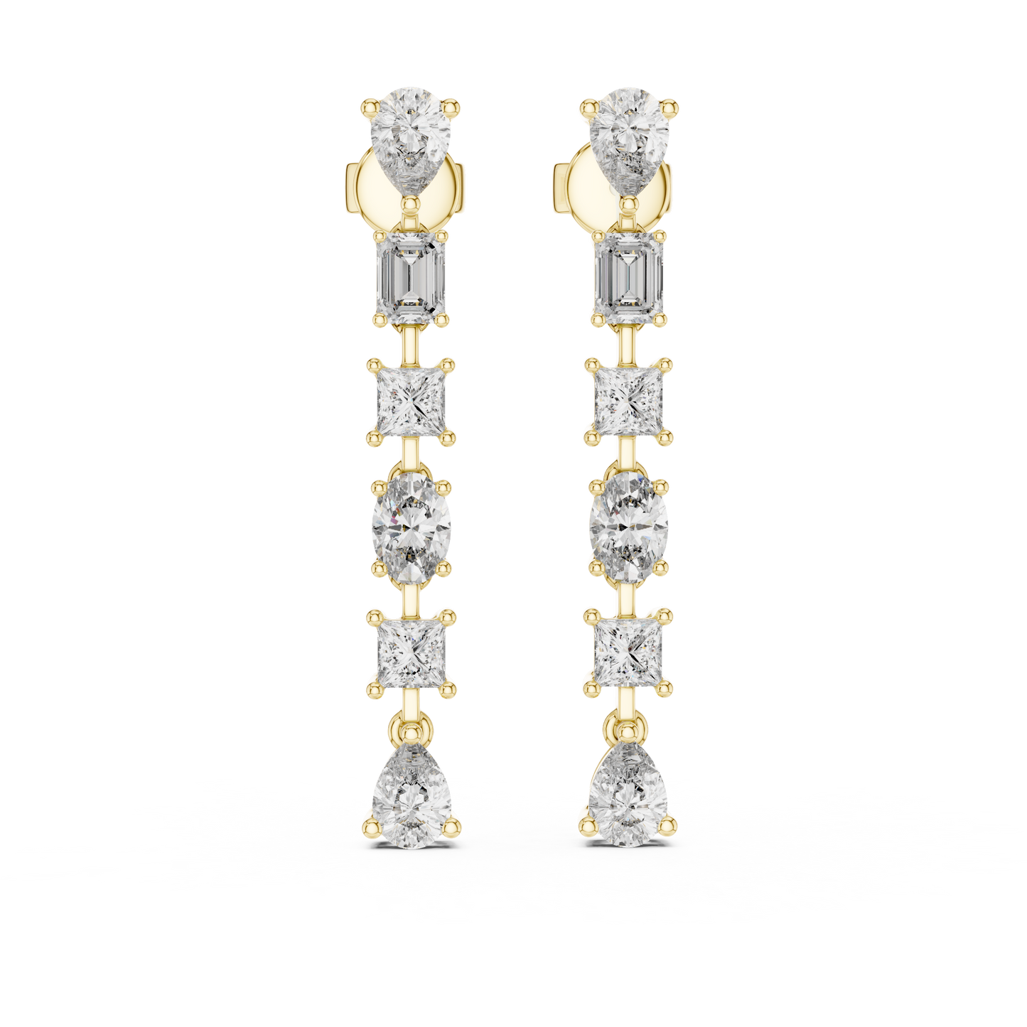 Diamond Hoop Earrings – Brilliant Round Cut Luxury Hoops