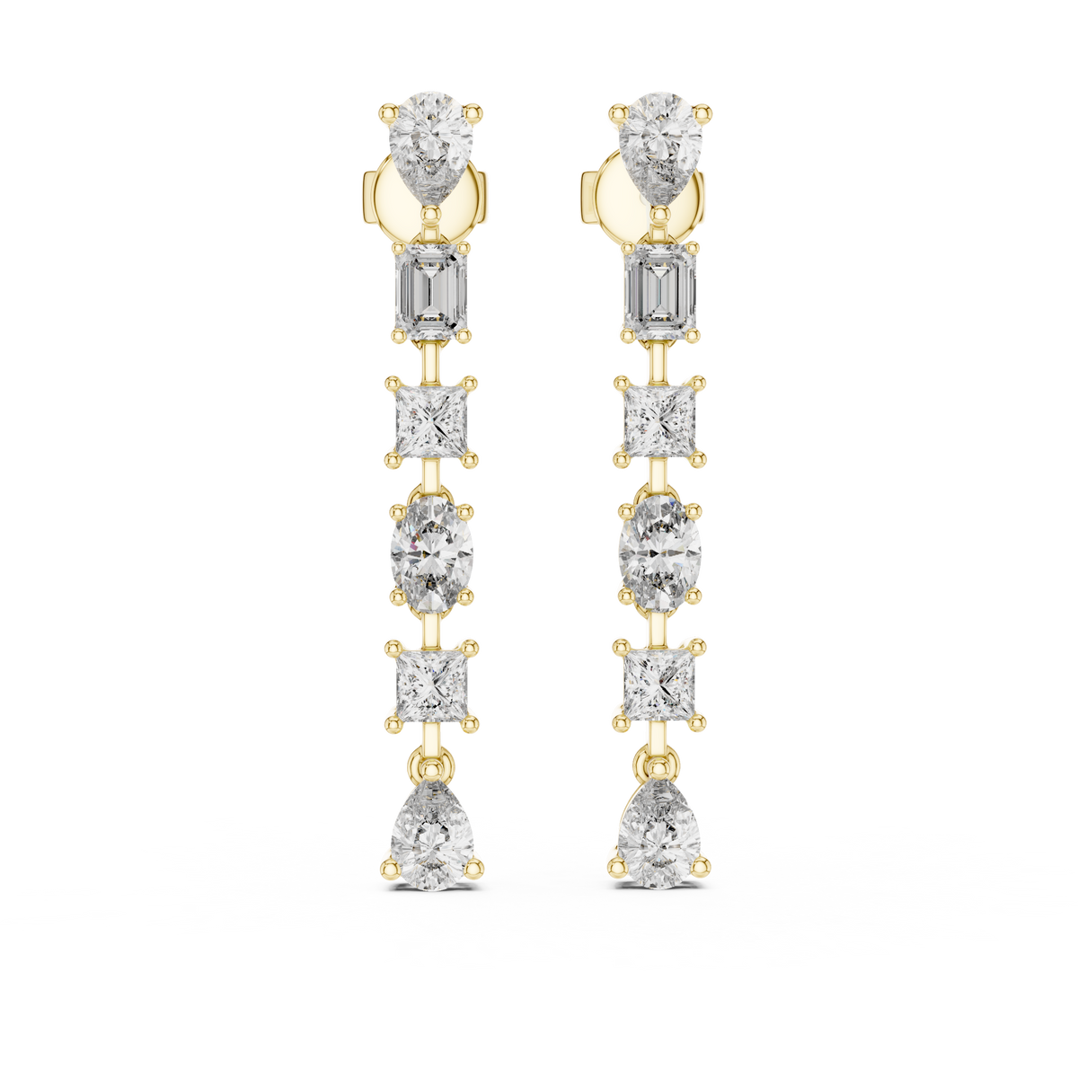 Diamond Hoop Earrings – Brilliant Round Cut Luxury Hoops