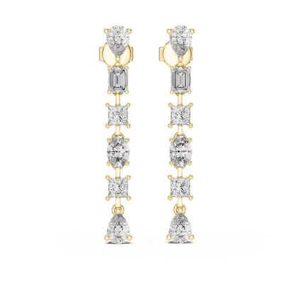 Diamond Hoop Earrings – Brilliant Round Cut Luxury Hoops