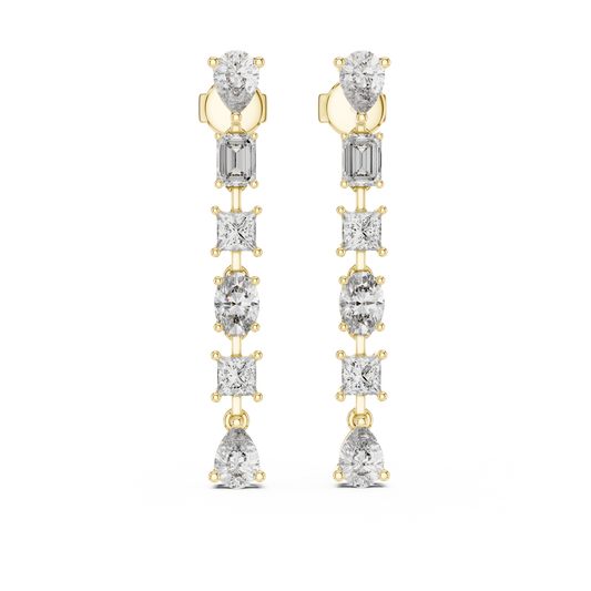 Diamond Hoop Earrings – Brilliant Round Cut Luxury Hoops