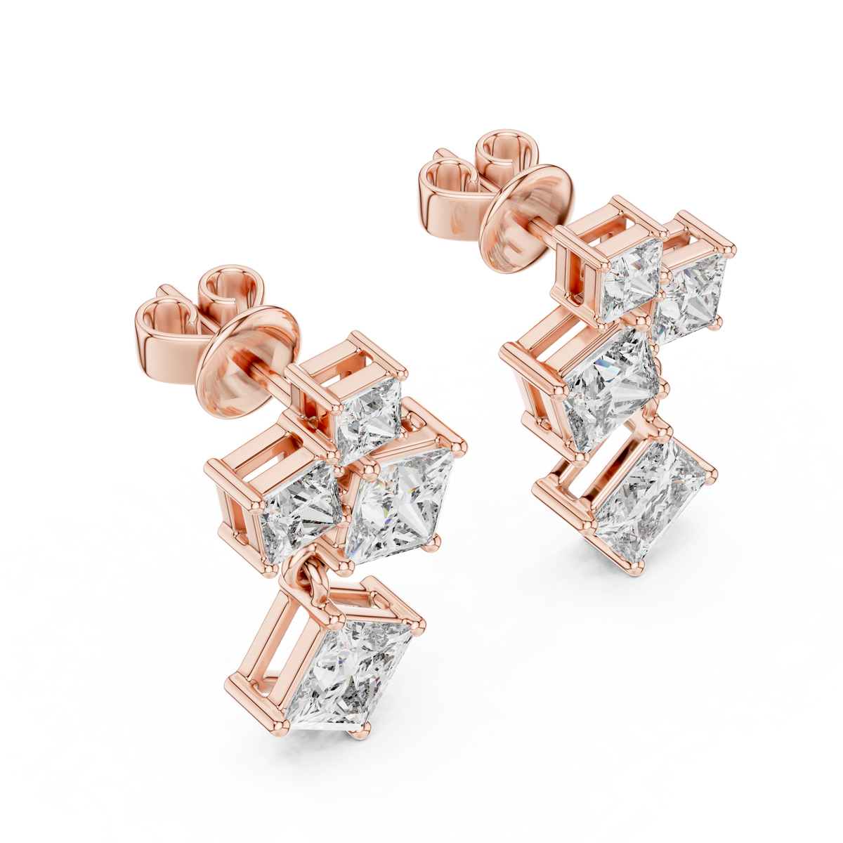 Luxury  Diamond Hoop Earrings for Women