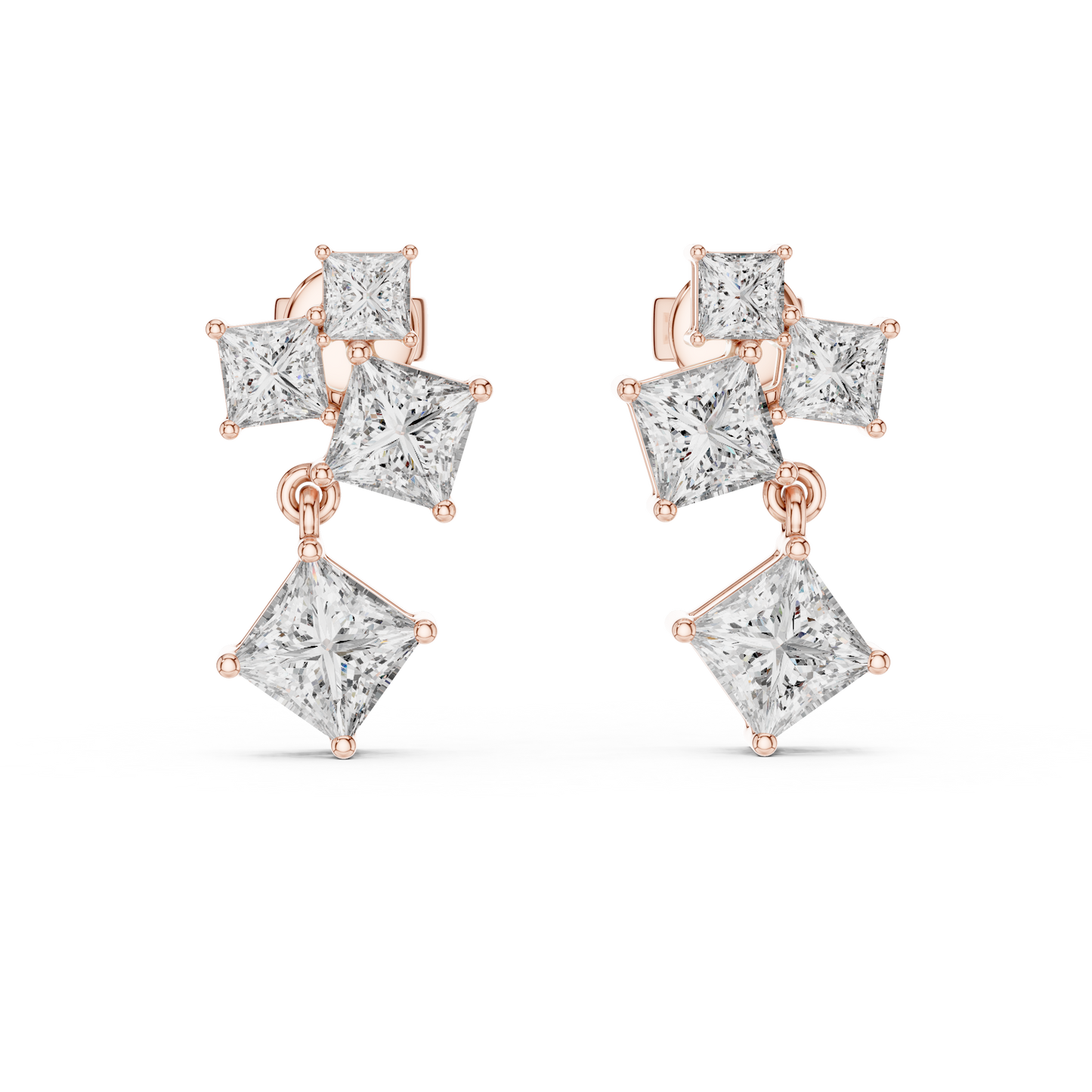Luxury  Diamond Hoop Earrings for Women