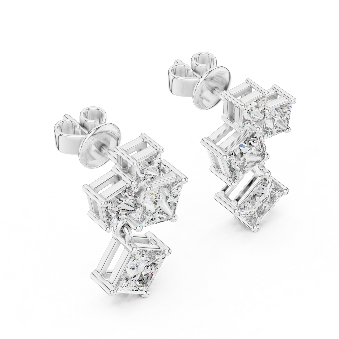 Luxury  Diamond Hoop Earrings for Women