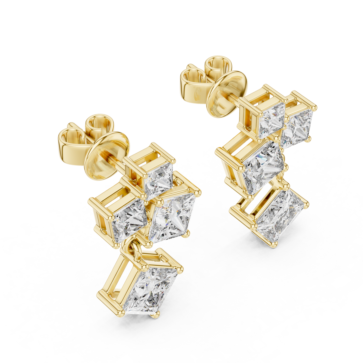 Luxury  Diamond Hoop Earrings for Women