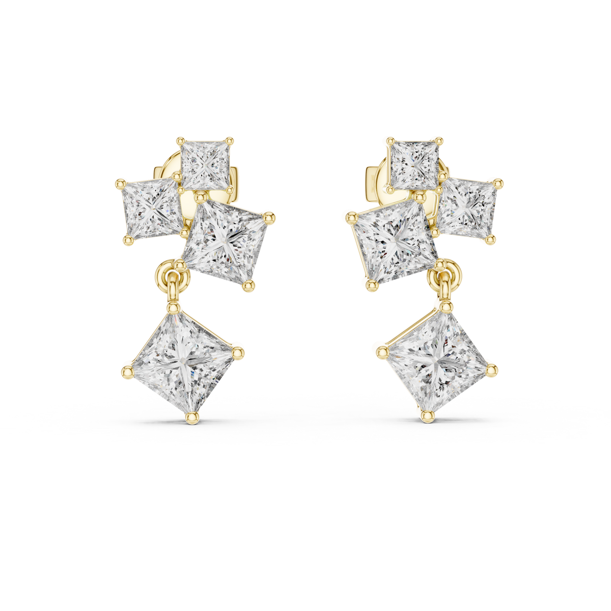 Luxury  Diamond Hoop Earrings for Women