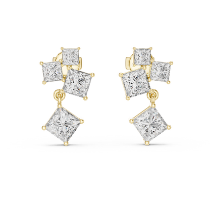 Luxury  Diamond Hoop Earrings for Women