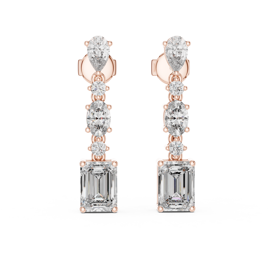 Sparkling Diamond Hoop Earrings – Elegant Design