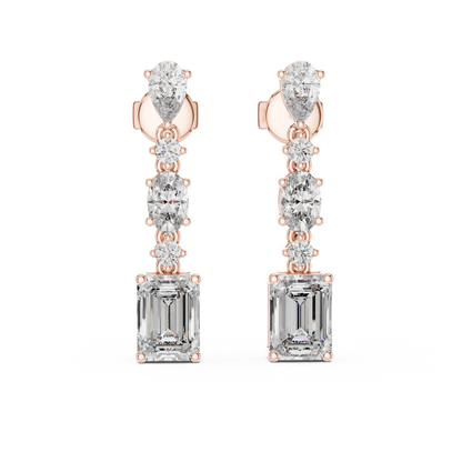 Sparkling Diamond Hoop Earrings – Elegant Design