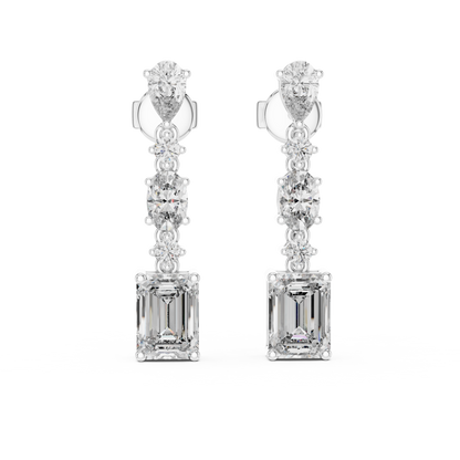 Sparkling Diamond Hoop Earrings – Elegant Design