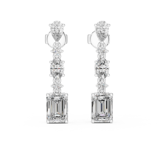 Sparkling Diamond Hoop Earrings – Elegant Design