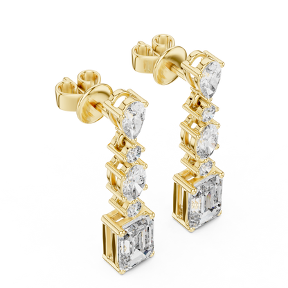 Sparkling Diamond Hoop Earrings – Elegant Design