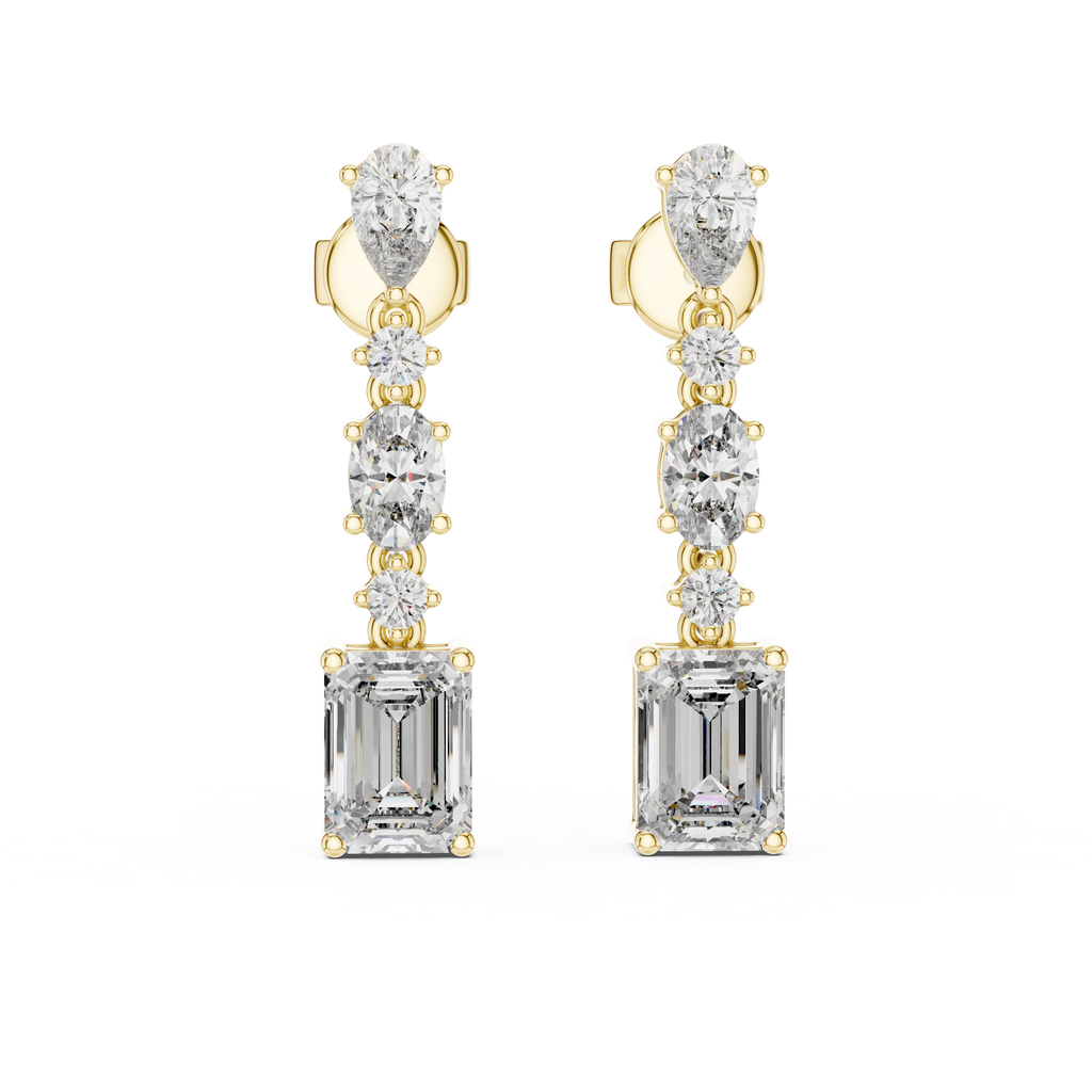 Sparkling Diamond Hoop Earrings – Elegant Design