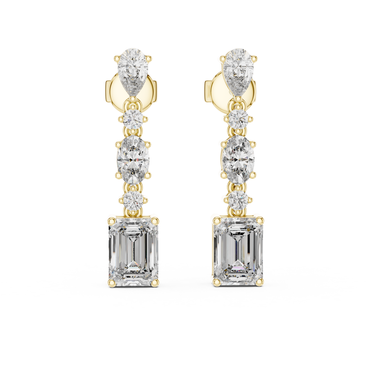 Sparkling Diamond Hoop Earrings – Elegant Design