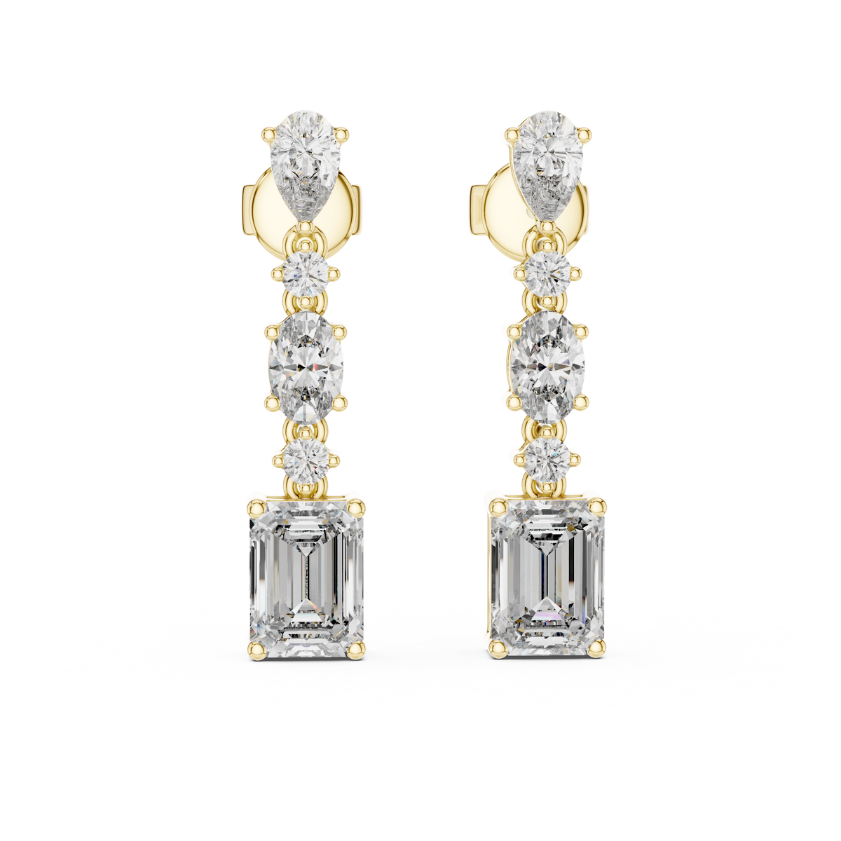 Sparkling Diamond Hoop Earrings – Elegant Design