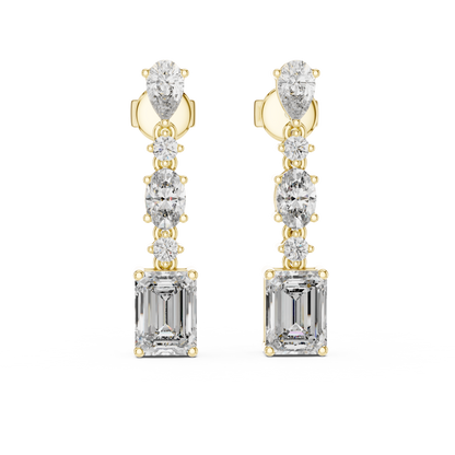 Sparkling Diamond Hoop Earrings – Elegant Design