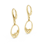 Round Diamond Hoop Earrings – Premium Jewelry