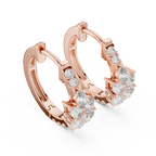 Designer Diamond Hoop Earrings – Luxury Style